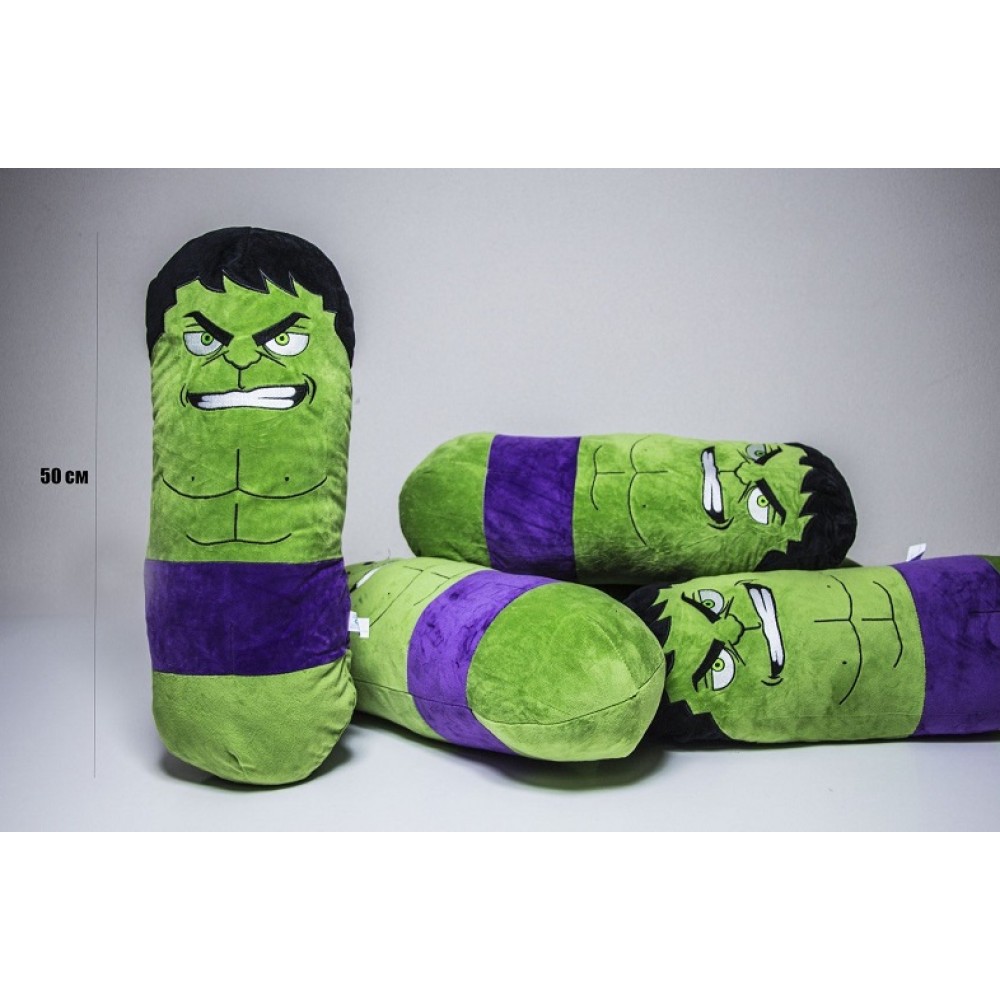 М`яка іграшка (подушка-батон )   Герой HULK 50см