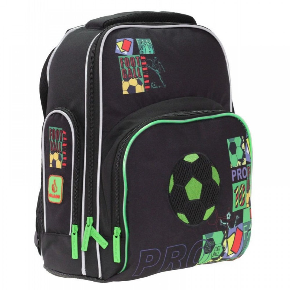 Рюкзак шкільний SmartCase  Football   1 відділення  36*29*17см  PL  арт. 2225C  +LED елемент