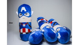 М`яка іграшка (подушка-батон )  Герой CAPTAIN AMERICA 50см