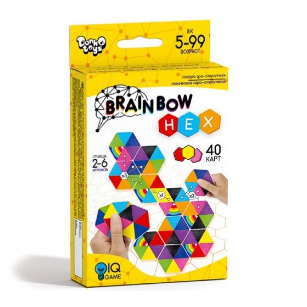 Гра карткова   Brainbow HEX  ТМ Danko Toys (1/16)