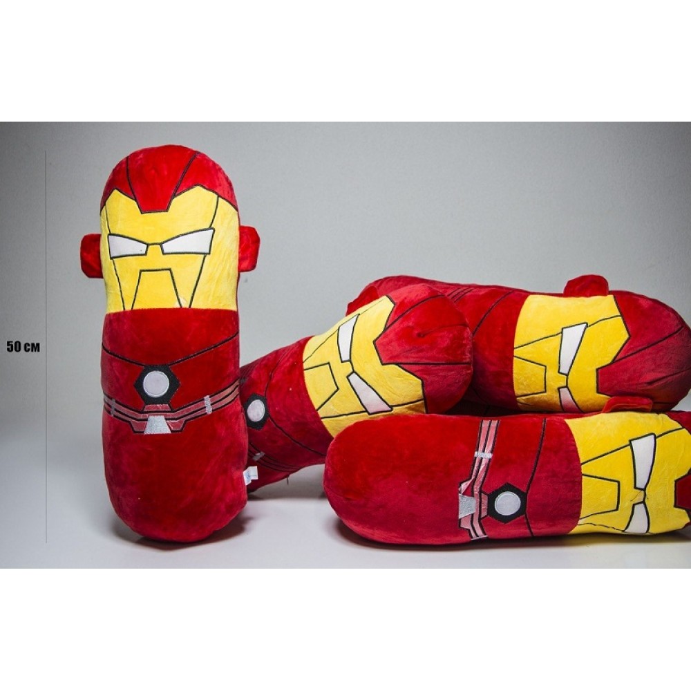 М`яка іграшка (подушка-батон )   IRON MAN 50см