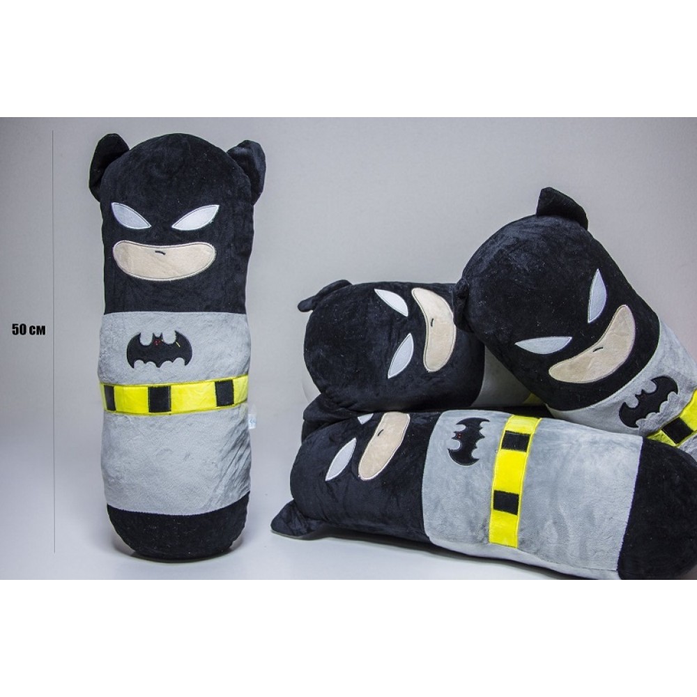 М`яка іграшка (подушка-батон )   Герой BATMAN 50см