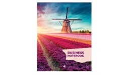 Канцелярська книга А4 Business notebook-1 96 арк обклад-м яка  клітинка Млин ТМ АртПринт  (1)