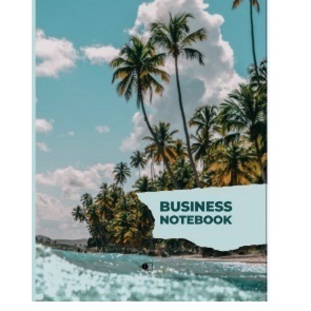 Канцелярська книга А4 Business notebook-3 96 арк обклад-м яка  клітинка Острів ТМ АртПринт  (1)