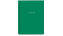 Блокнот А5   96 арк Pantone- 2  Зелена обкладинка-тверда  клітинка  (1) ТМ АртПринт