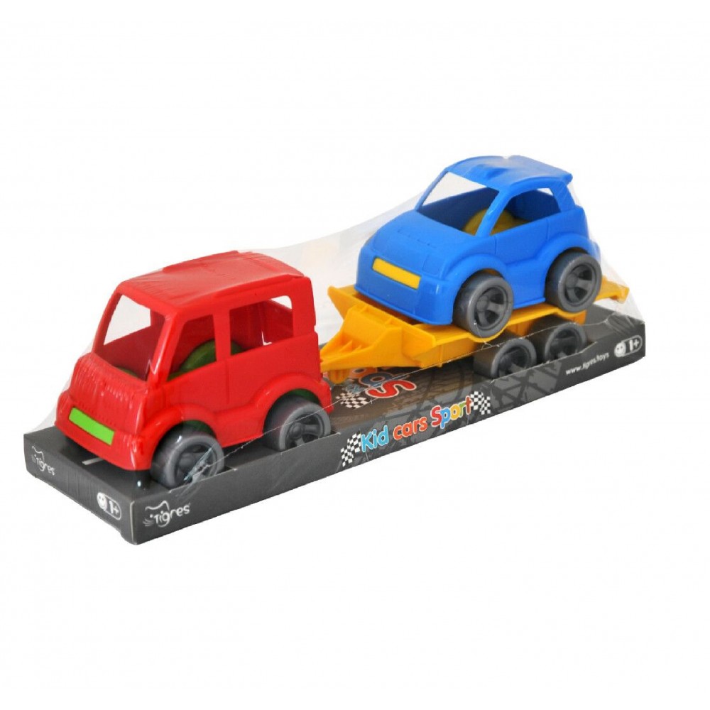 Набір авто  Kid cars Sport  3 елемента на планшетці (автобус + гольф) 9*25 6*7 8 см