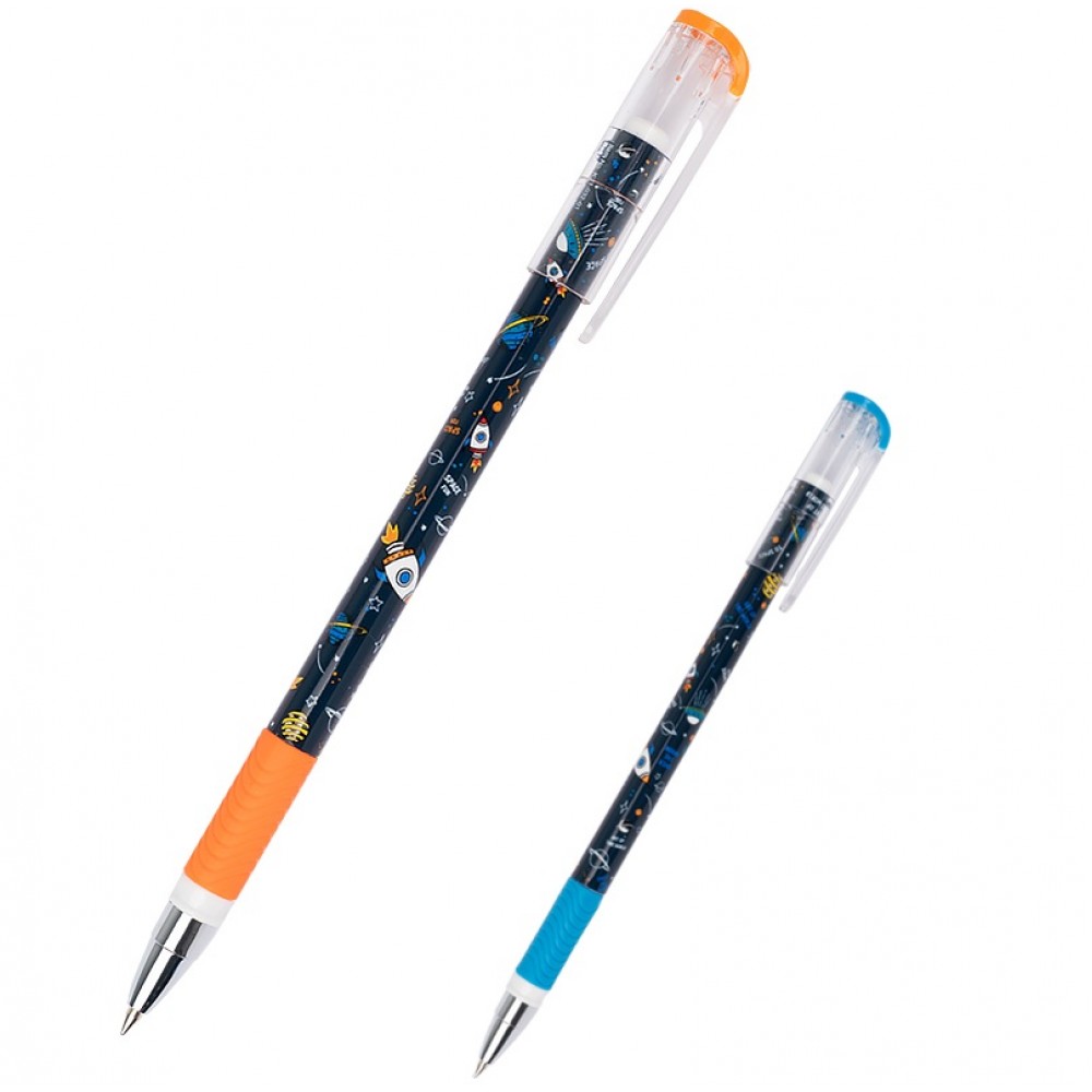 Ручка кулькова KITE K21-032-01 синя 0 5мм  Space  (28 шт. в упаковці)