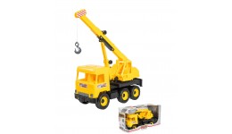 Авто  Middle truck  кран (жовтий) 27*44*19 см в коробці