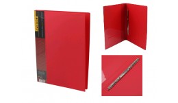 Папка-швидкозшивач А4 SCHOLZ  04500-01 з кишенею червона 700мкн РР (1/20)