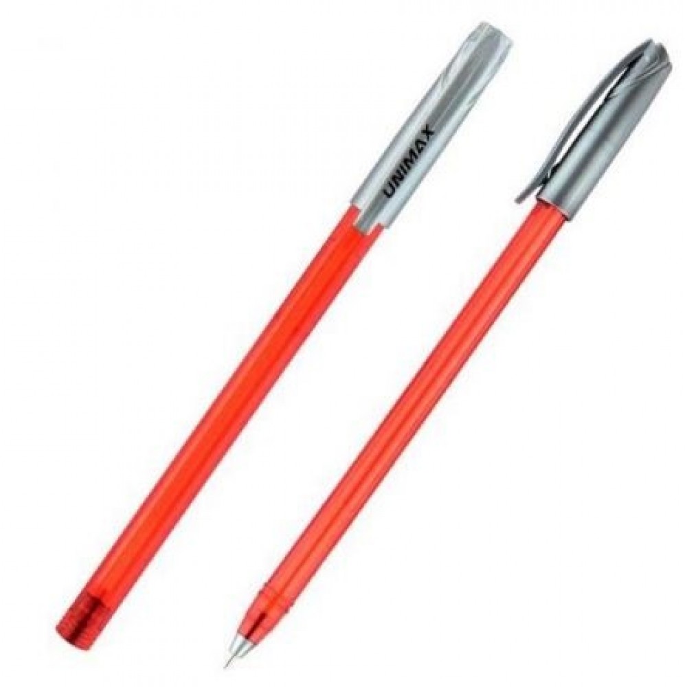 Ручка кулькова UNIMAX 103-04 червона 1 0мм  Style G7-3  (10 шт. в упаковці)