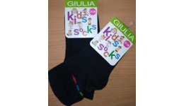 Шкарпетки дитячі 16 (24-26) KSL-016 calzino- black - 70% бавовна  28%поліамід  2 %еластан