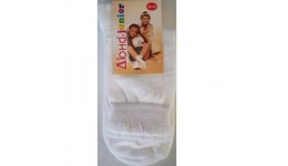 Дитячі шкарпетки DUNA 457 демі  12-14 білі 70%бавовна  27%поліамід  3%еластан