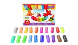 Тісто для ліплення набір 20 кольорів ОКТО 41204  Color Dough TM Lovin (1/23)
