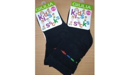 Шкарпетки дитячі 18 (27-29) KSL-016 calzino- black - 70% бавовна  28%поліамід  2 %еластан