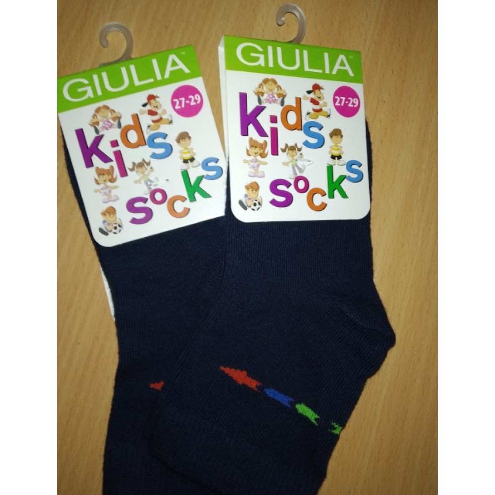 Шкарпетки дитячі 22 (33-35) KSL-016 calzino- navy - 70% бавовна  28% поліамід  2% еластан
