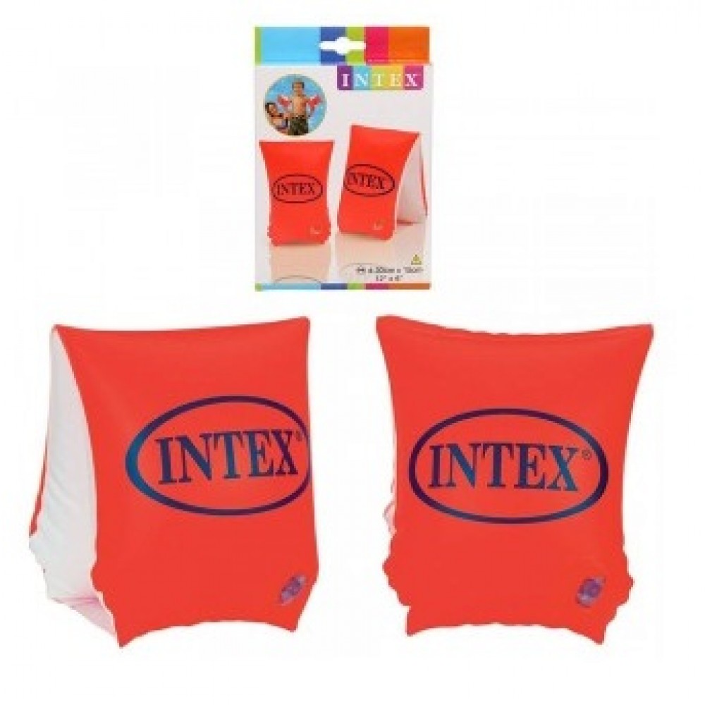 Нарукавник INTEX 58642 червоний  23-15см  3-6 років  в коробці 13-19-2 5 см
