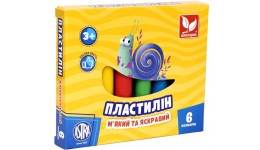 Пластилін ASTRA  6 кол  83811905  круглий восковий 78г (1/26)