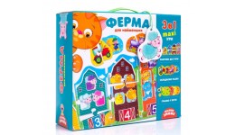 Великий розвиваючий набір  3 в 1  Ферма  2901-03 (22 елем. пазли і 20 елем.лото) VT (укр) (1/5)