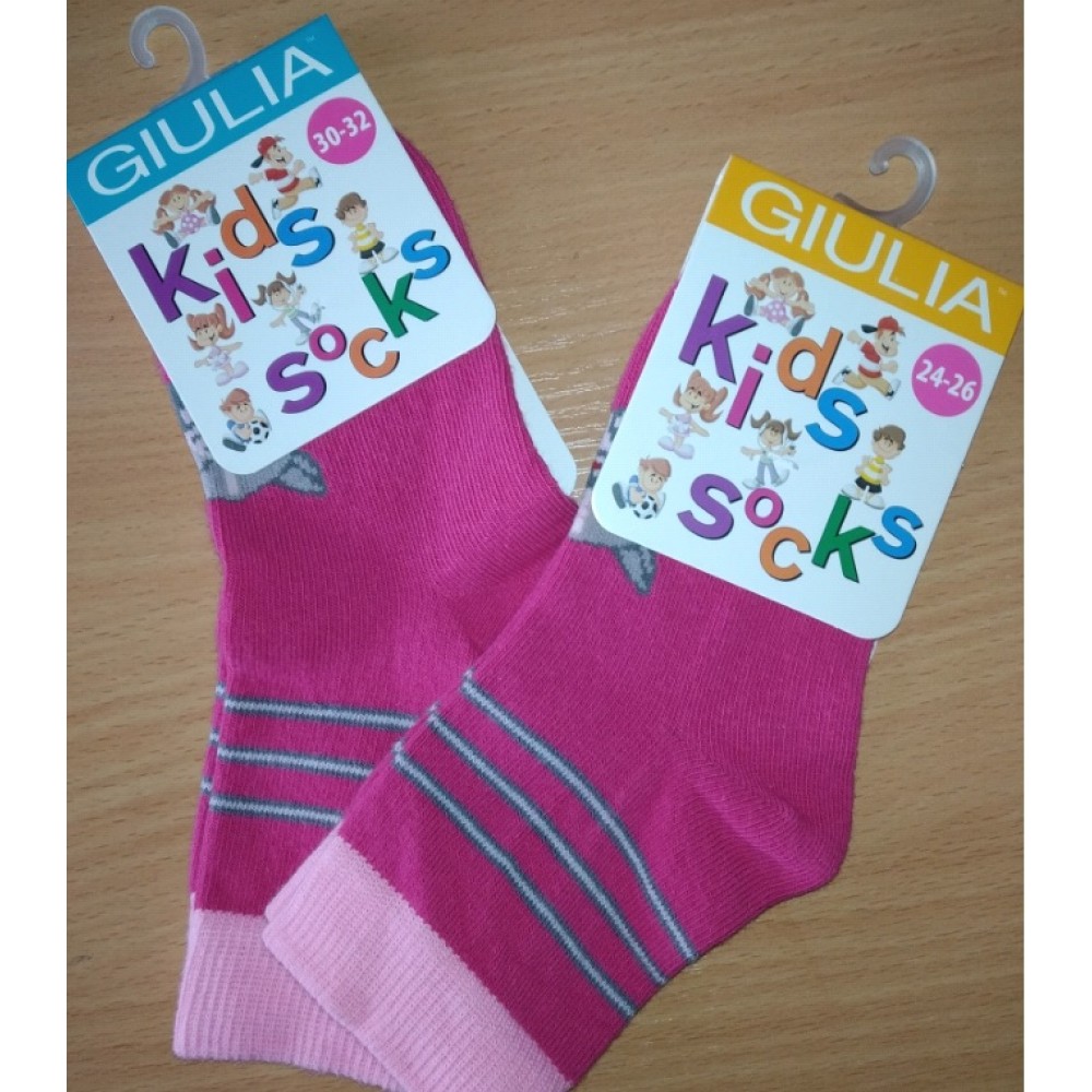 Шкарпетки дитячі 20 (30-32) KSL-002 calzino-fuxia - 71% бавовна  27% поліамід  2% еластан