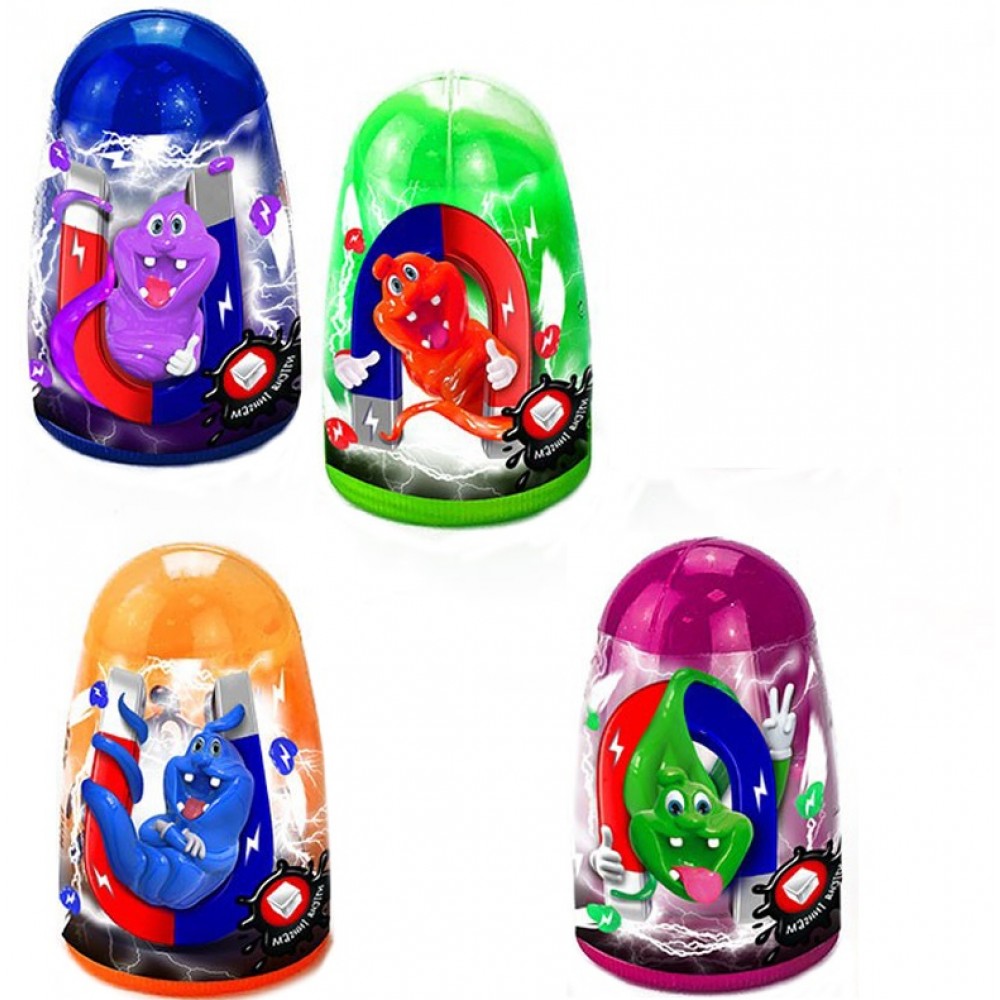 Антистрес-лизун  Magnetic Slime  стрибає  розтягується  у колбі (100 г) ТМ Danko Toys
