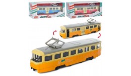 Трамвай M 5660 метал 1:70  інер-й  18 5 см  відкрив. двері  3кол  в коробці р.19.5х7.5х5.5см