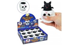 Антистрес кажан у черепі Helloween ZD66-29 розмір 5см 12шт в дисплеї 23х6х17.5см