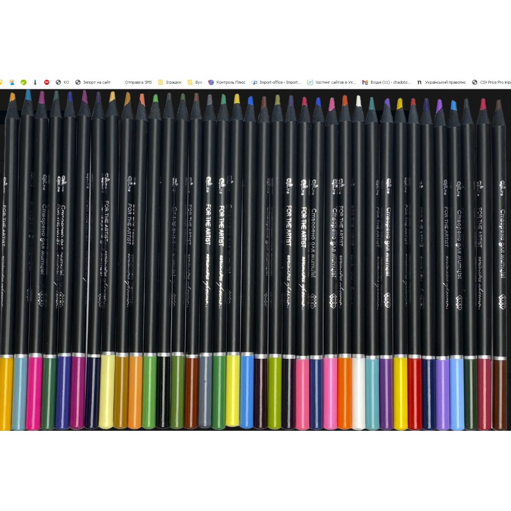 Олівці кольорові  ZiBi 36 кол 2435 ART Line круглий (1/6) професійний набір  грифель 3 3 мм