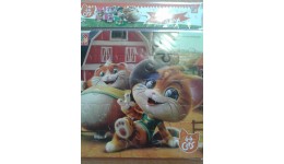 М`які пазли квадратні 1111-05  44 Коти.На фермі.  (Vladi Toys)