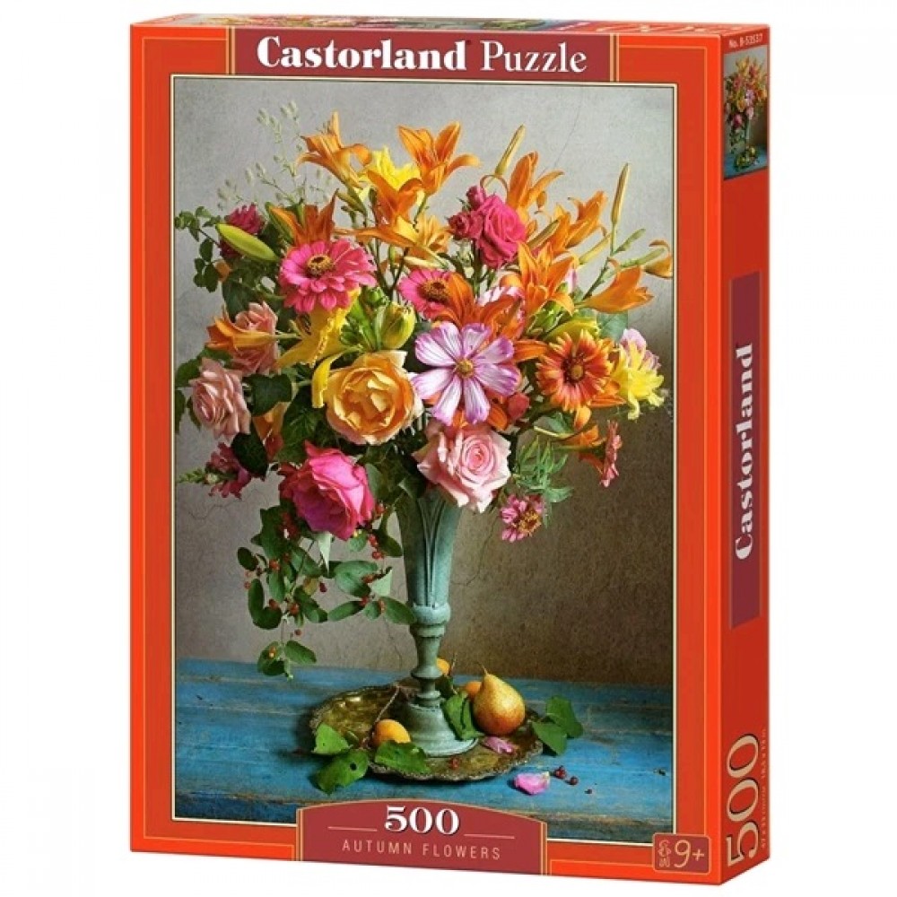 Пазл Касторленд  500 (3537) Осінні квіти   40*29 см