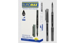 Ручка ролер BUROMAX 8322-02 0.5 мм  чорний (12 шт в упаковці)