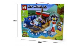 Конструктор  MY WORLD  MG1219 450 деталей в коробці 37х30 см