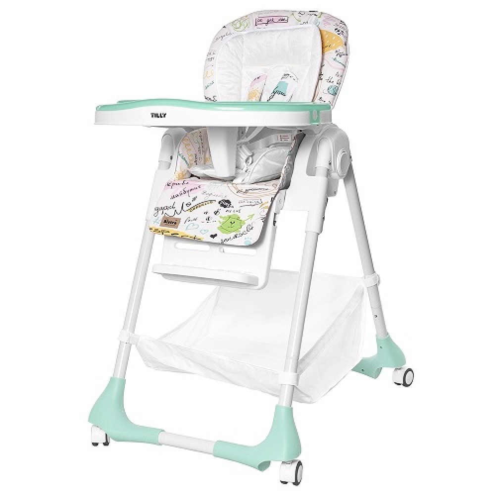 Стілець для годування BABY TILLY Bistro T-641/2 Menthol розмір стільця 104х76х61 см