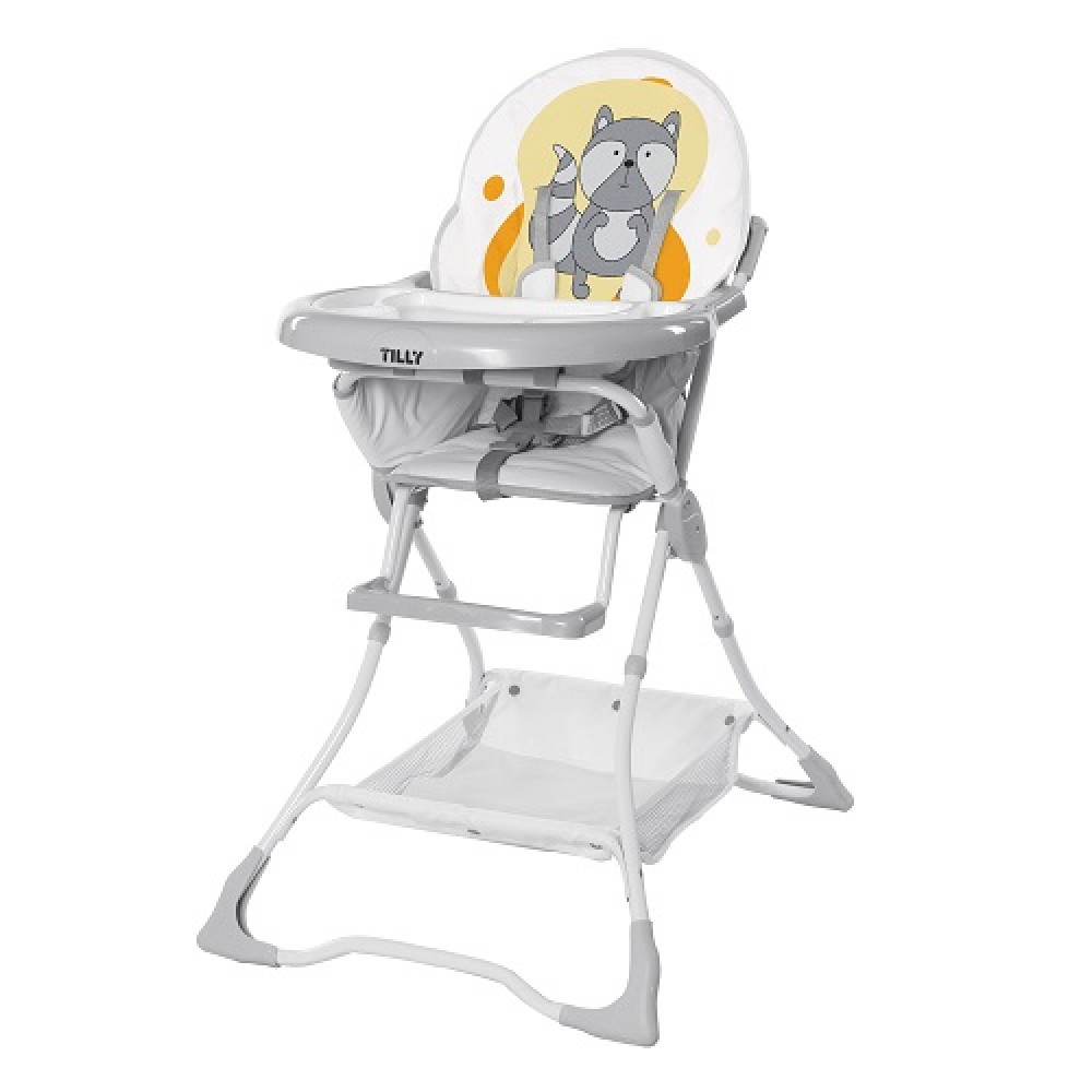 Стілець для годування TILLY Buddy T-633/2 Yellow Raccoon розмір стільця 102х60х68 см