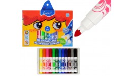 Фломастери MARCO 12 кол 1632-12СВ Jumbo Super Washable  (1/12/48)