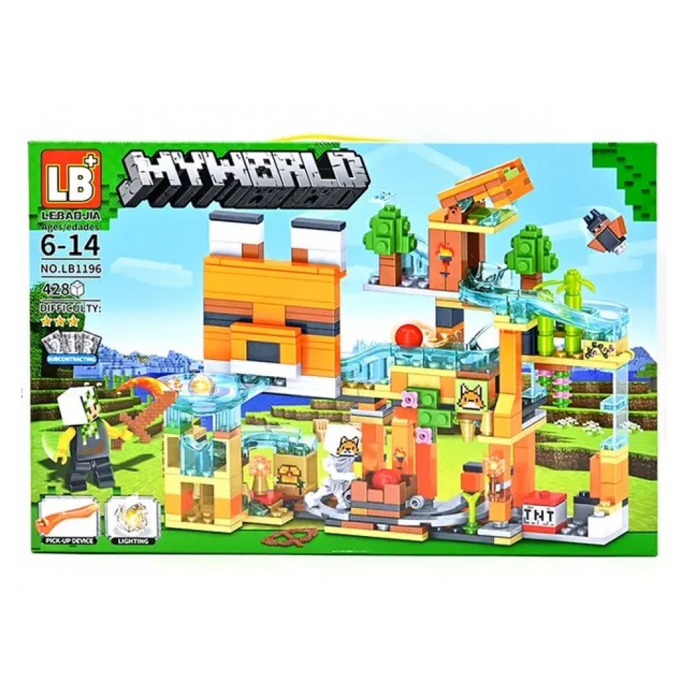 Конструктор  MY WORLD  LB1196 428 деталей в коробці 26х39 см