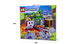 Конструктор  MY WORLD  MG803 505 деталей в коробці 36х39 см