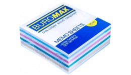 Блок паперу BUROMAX 2253 д/нотаток  Зебра  не склеєний 80*80*30мм (1/30)