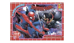 Пазли G-Toys  117 елем  Людина-павук 897  19*14*3 см  в коробці+плакат