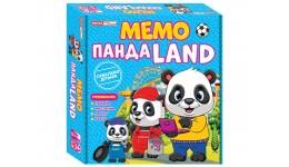 Гра Мемо.ПандаLAND 3970-1  50 карток  в коробці р.210х215х40мм вид-во Ранок