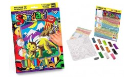 Картина з піску та глітеру  Sandart 01-07 Динозавр ТМ Dankotoys