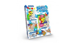 Водна розмальовка AQUA Painter 05 Поні  (4 картинки+блискуча мозаїка)(18) TM Danko Toys