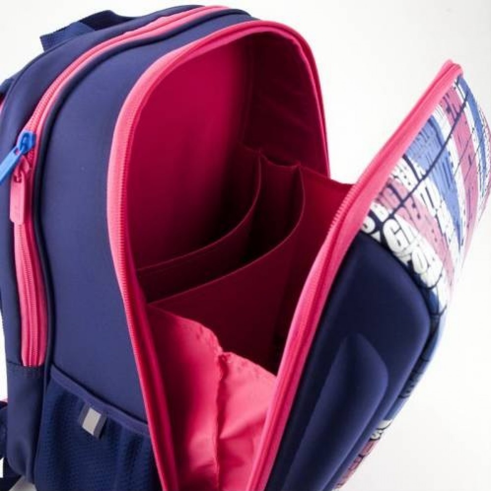 Рюкзак шкільний  каркасний KITE 732S-1  37x26x18см  London
