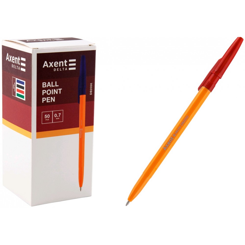Ручка кулькова DELTA DB2050-06 червона 0 7мм (50 шт. в упаковці)