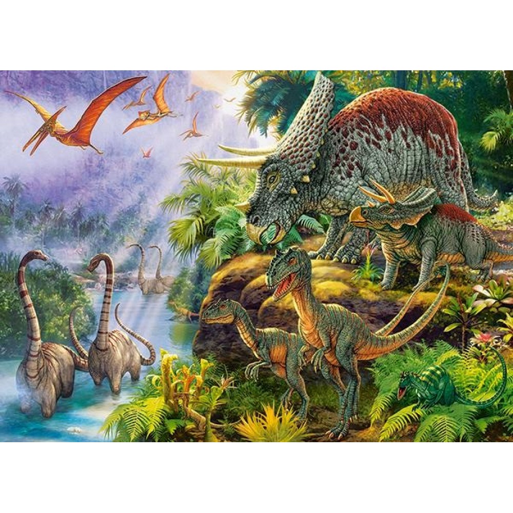Пазл Касторленд  200 (2223) Долина динозаврів  40*29 см