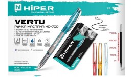 Ручка масляна HIPER  Vertu  HO-700 сині 0 7мм (30 шт. в упаковці)