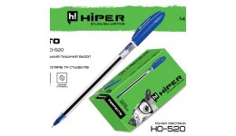Ручка масляна HIPER Perfecto HO-520 1 00 мм  синя (50 шт. в упаковці)/250