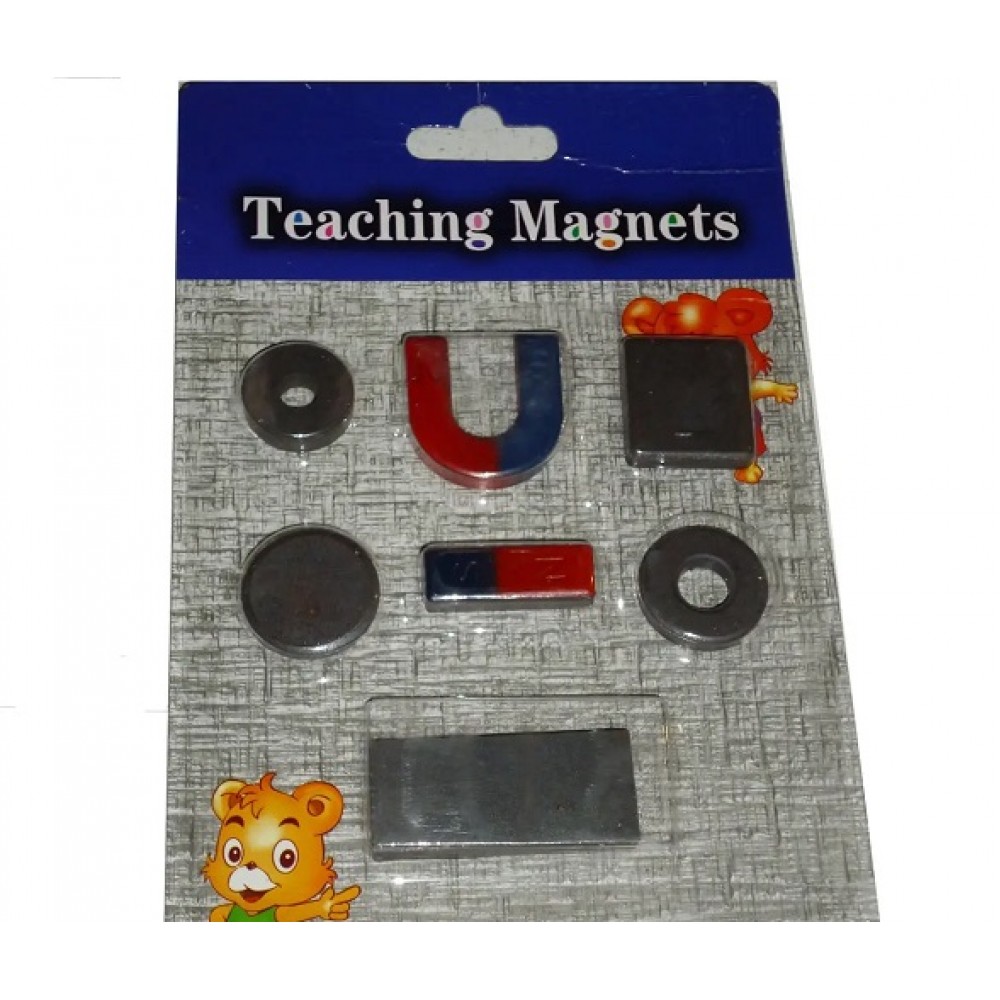 Магніти набір навчальні PС7 магнітів на листі 19х12 см (1/12)