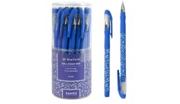 Ручка кулькова AXENT AB1049-36 Blue floral  синя  0 5мм (24 шт. в упаковці)