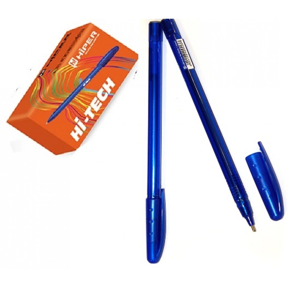 Ручка масляна HIPER HI-TECH HO-540 синя 1 0мм (25 шт. в упаковці)