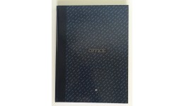 Ділова книга А4   96 арк Office notebook-2 Синя обкладинка-тверда  лінія ТМ АртПринт (1)